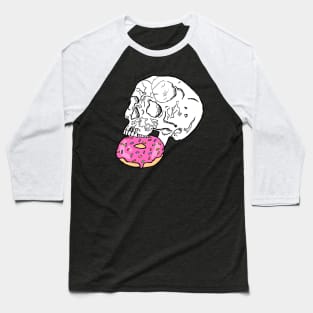 Donut Skull Baseball T-Shirt